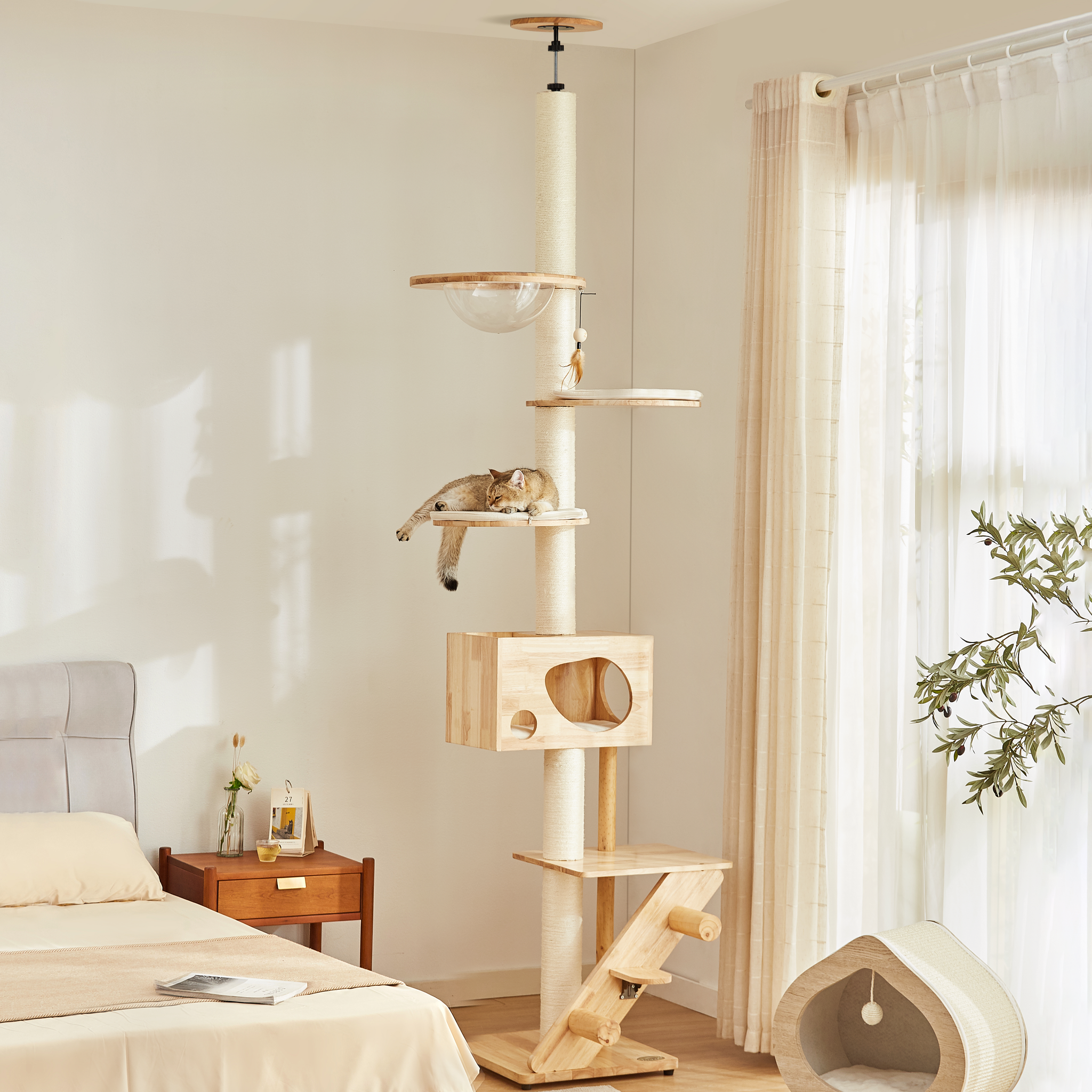 High-End Ceiling-reaching Cat Tree Plus