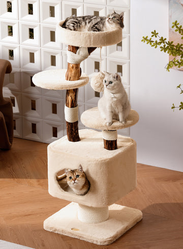 Snow White Treehouse Cat Tree C