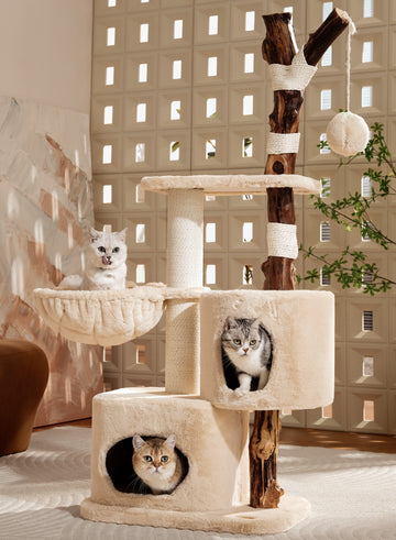 Snow White Treehouse Cat Tree A