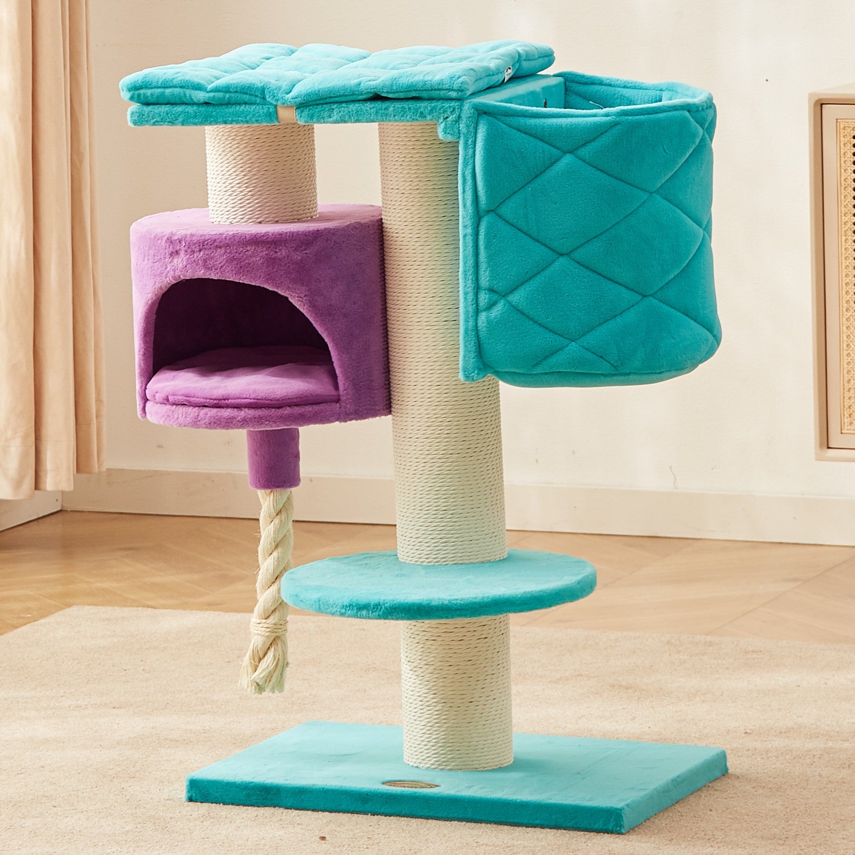 Colorful Living Cat Tree