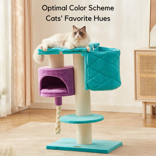 Colorful Living Cat Tree