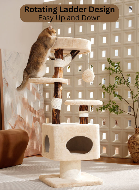 Snow White Treehouse Cat Tree C