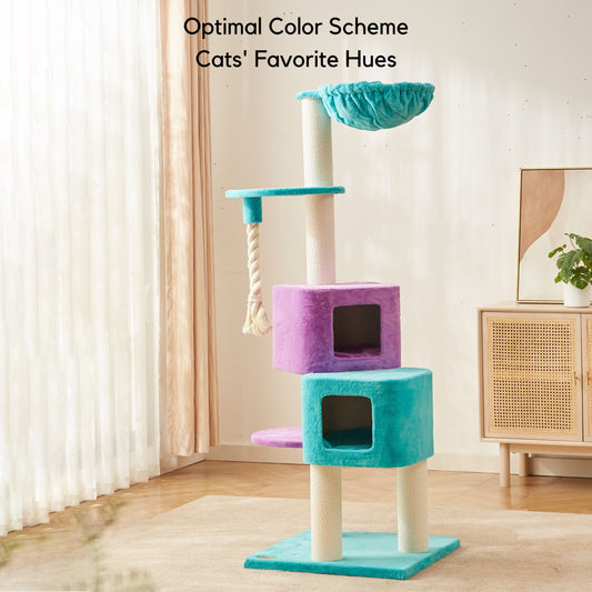 Colorful Living Cat Tree Plus