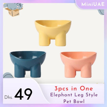 Elephant Leg Style Pet Bowl