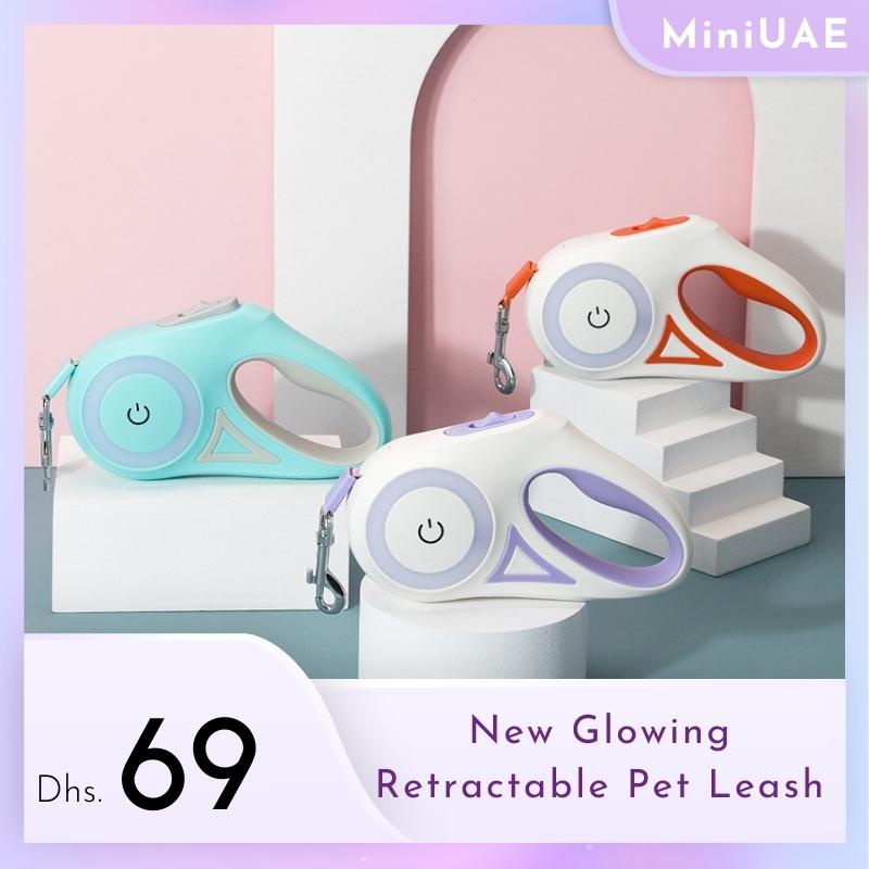 New Glowing Retractable Pet Leash