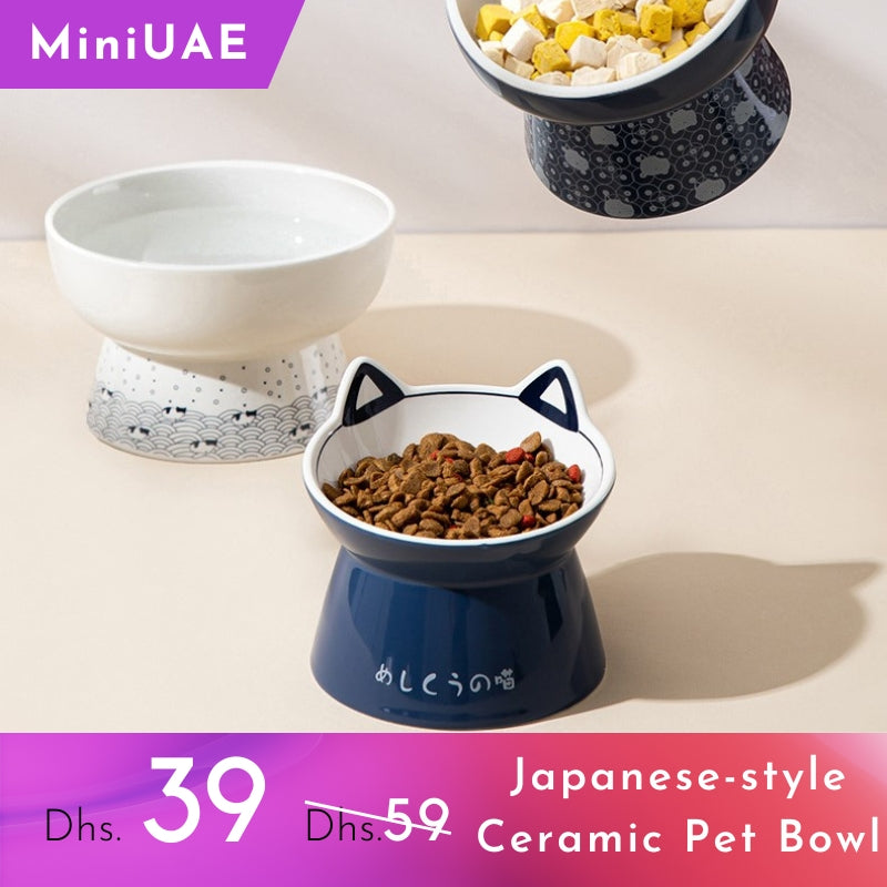 Japanese-style Ceramic Pet Bowl